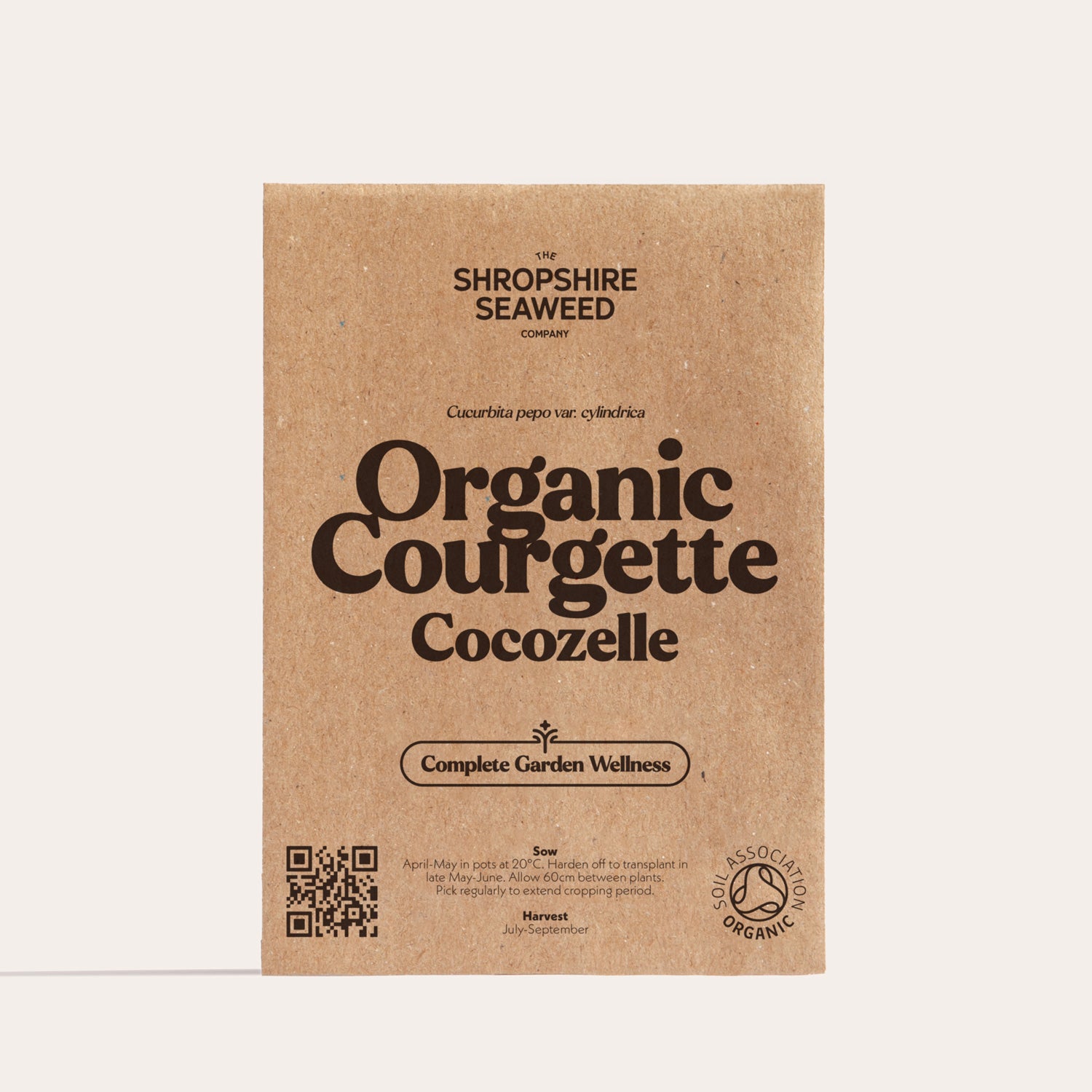 Organic Courgette Cocozelle Seeds