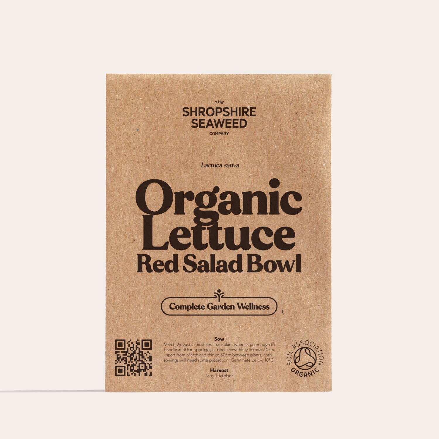 Organic Lettuce Red Salad Bowl Seeds